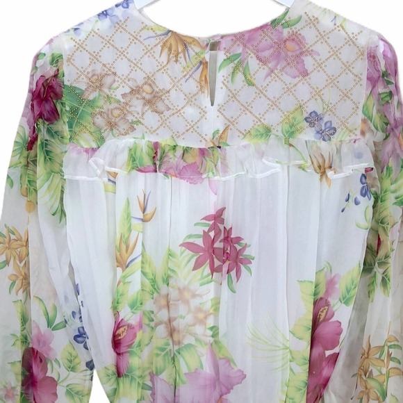 NWT Dodo Bar Or Vitti Floral Print Embellished Dress SZ 8 44 - Picture 8 of 12
